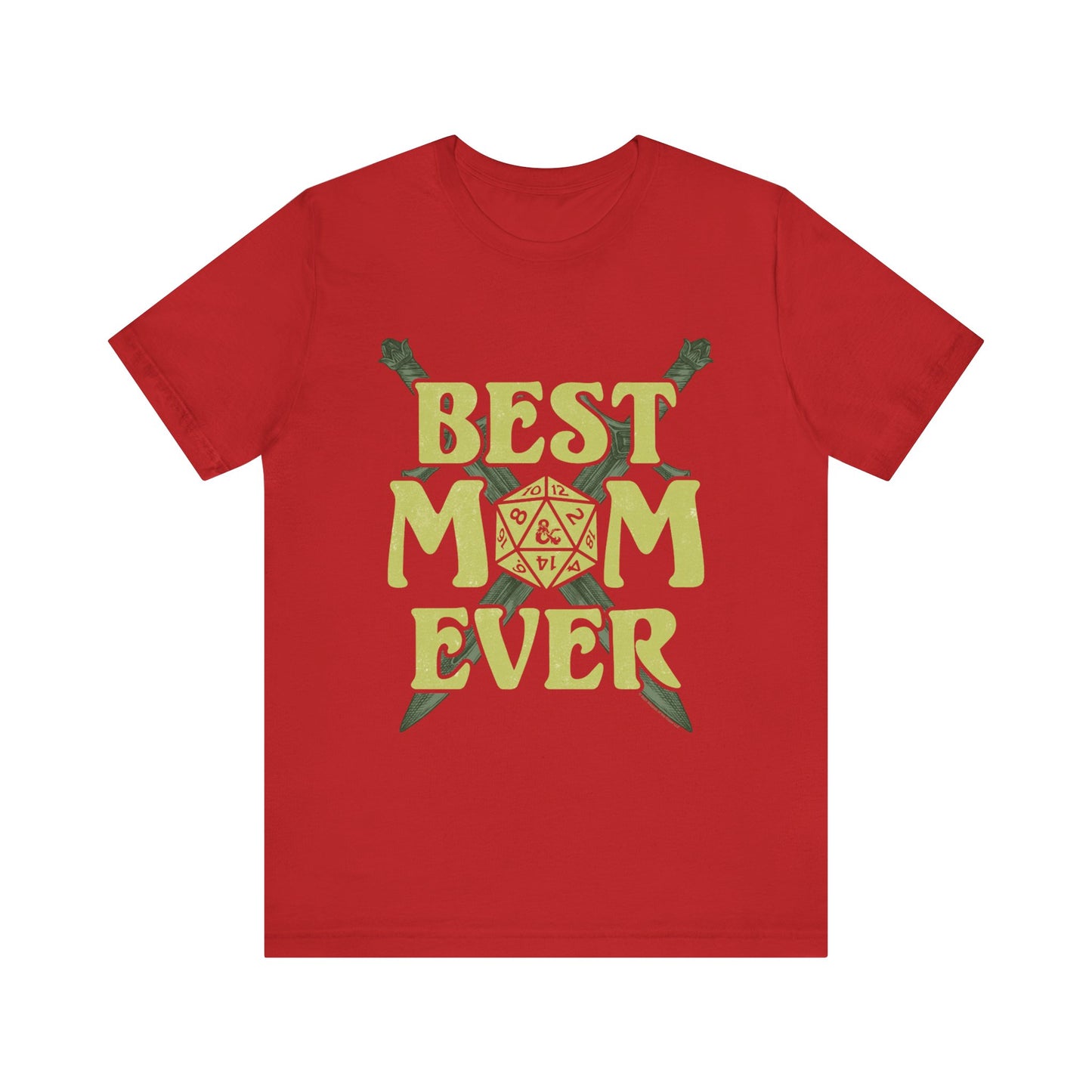 DnD Best Mom Ever Jersey Short Sleeve Tee | Shirt | D&D | Monster