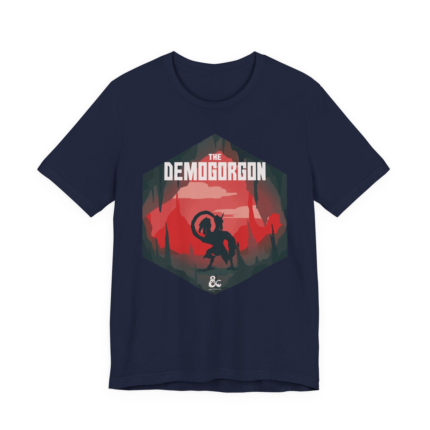 DnD Demogorgon Jersey Short Sleeve Tee | Shirt | D&D | Monster |