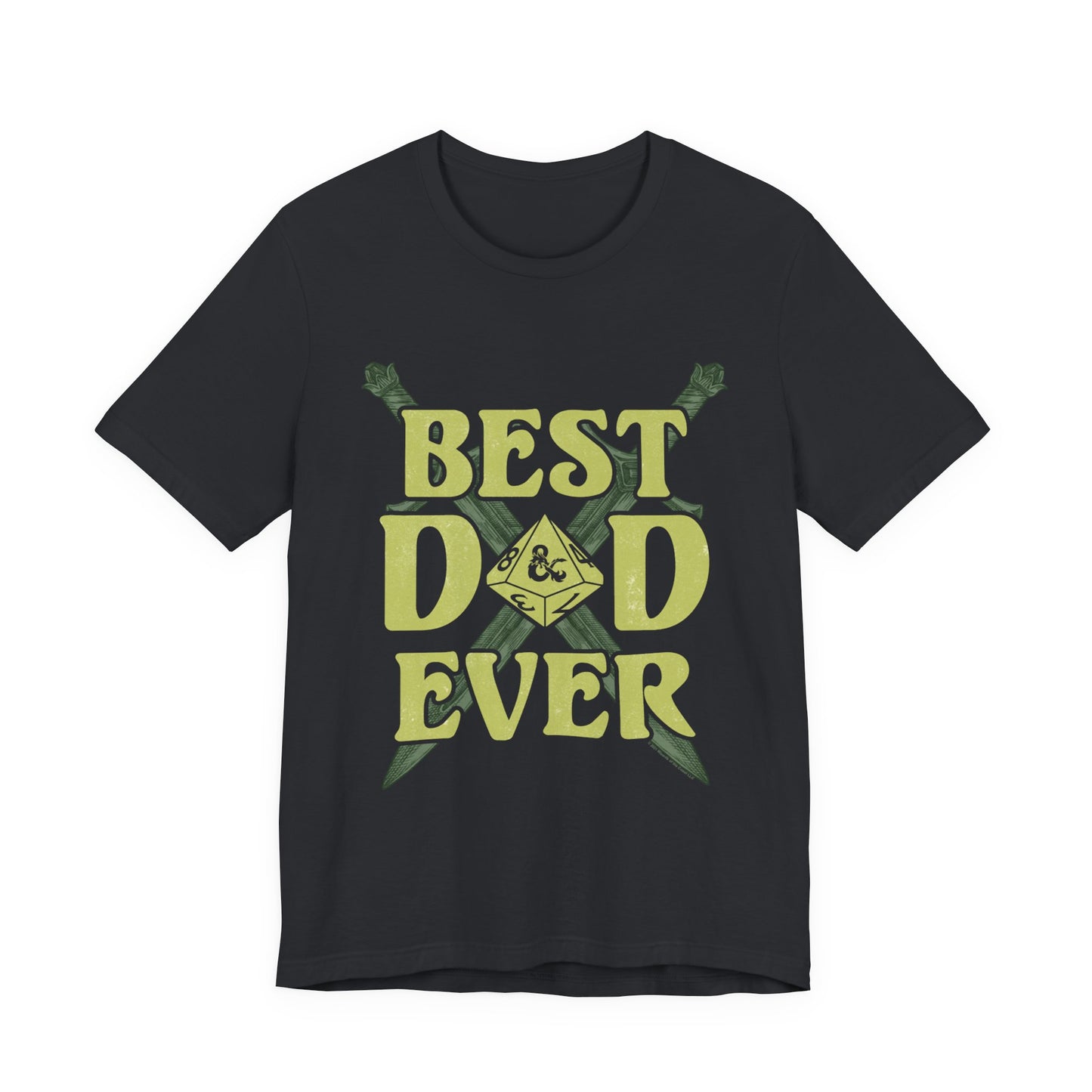 DnD Best Dad Ever Jersey Short Sleeve Tee
