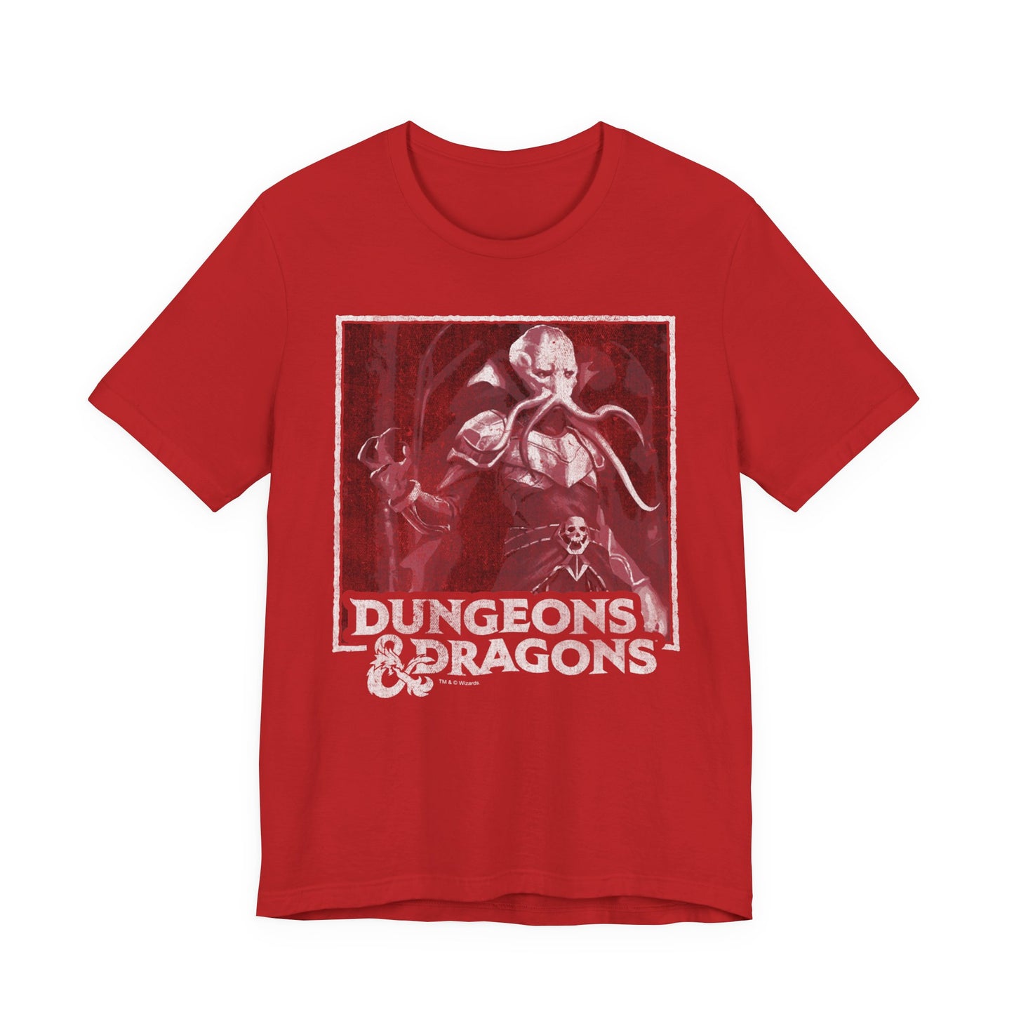 DnD Mind Flayer Jersey Tee | Unisex Shirt | D&D Monster
