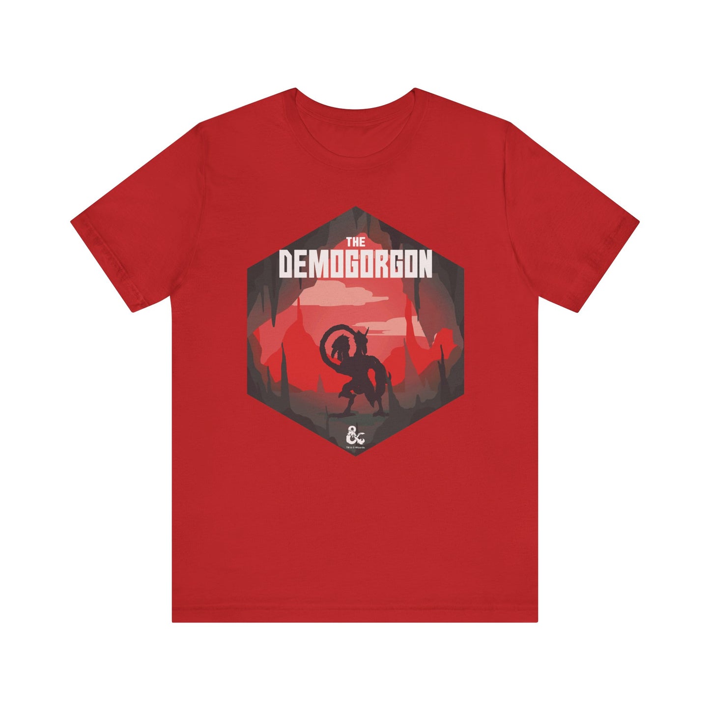 DnD Demogorgon Jersey Short Sleeve Tee | Shirt | D&D | Monster |