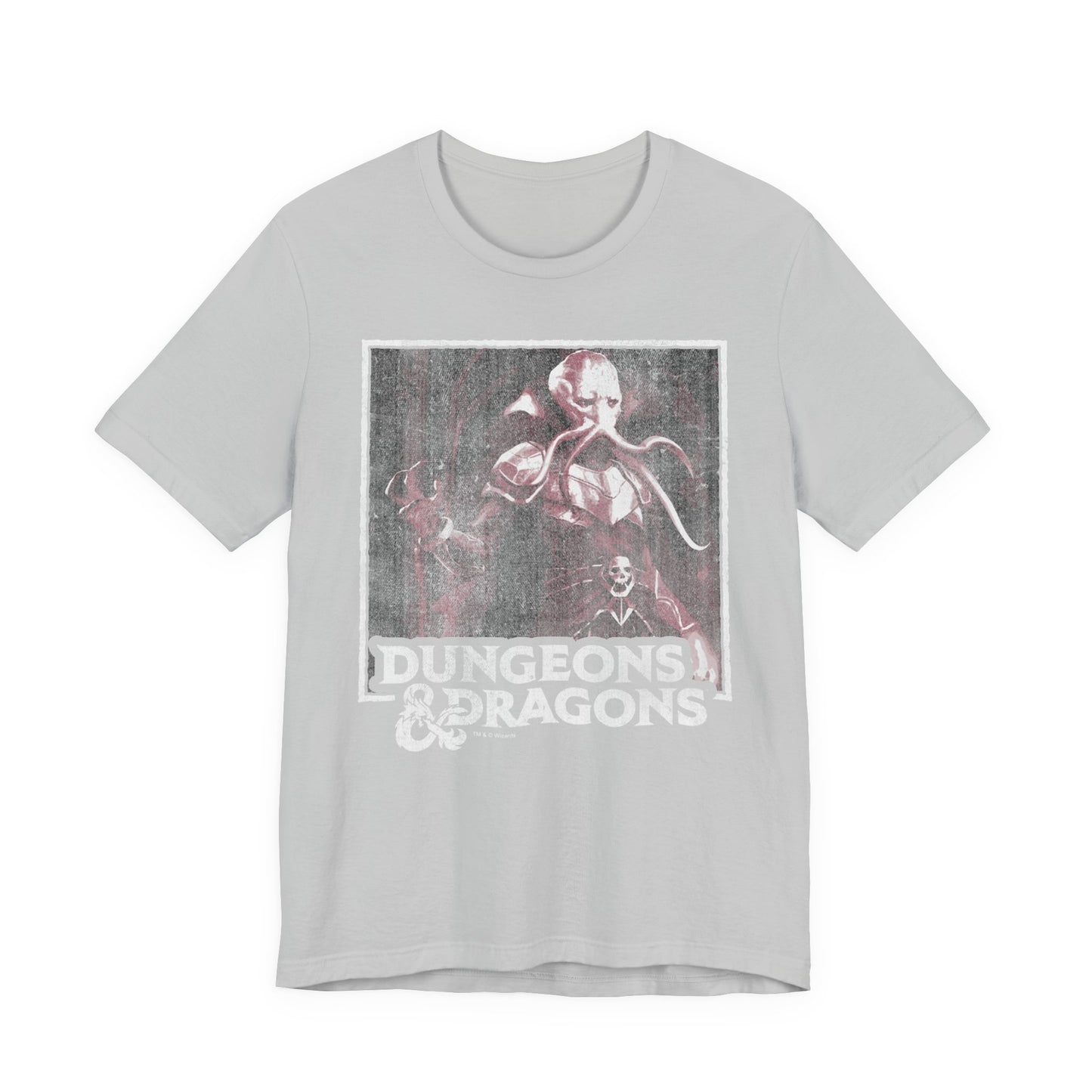DnD Mind Flayer Jersey Tee | Unisex Shirt | D&D Monster