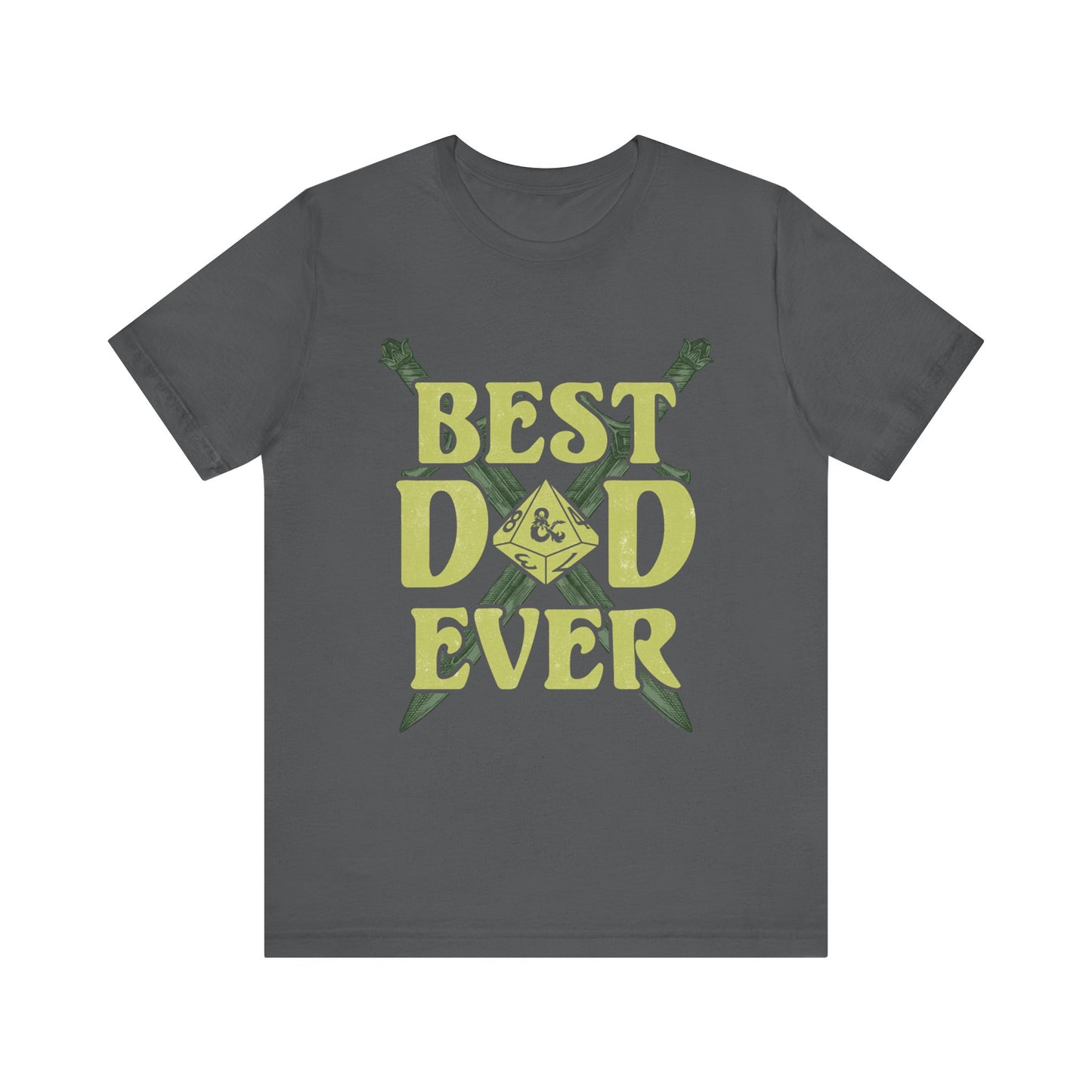 DnD Best Dad Ever Jersey Short Sleeve Tee