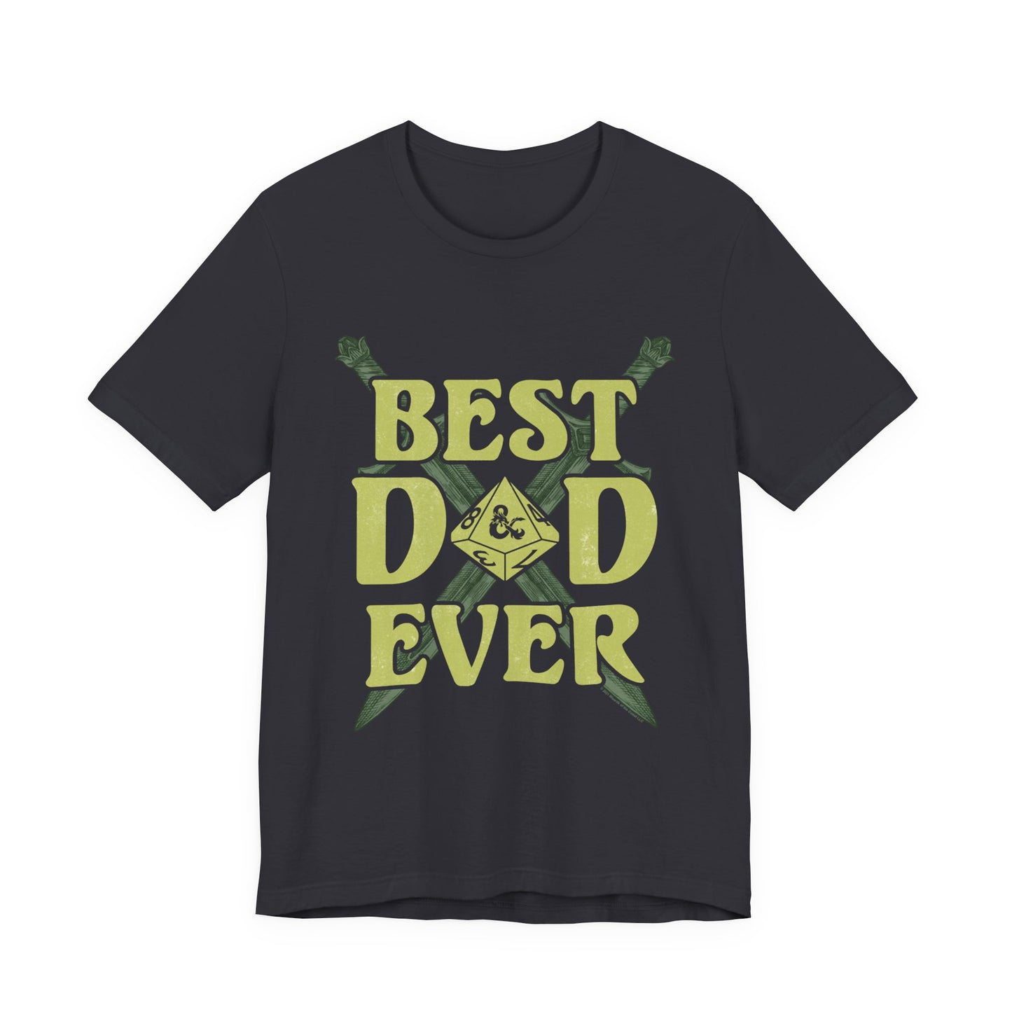 DnD Best Dad Ever Jersey Short Sleeve Tee