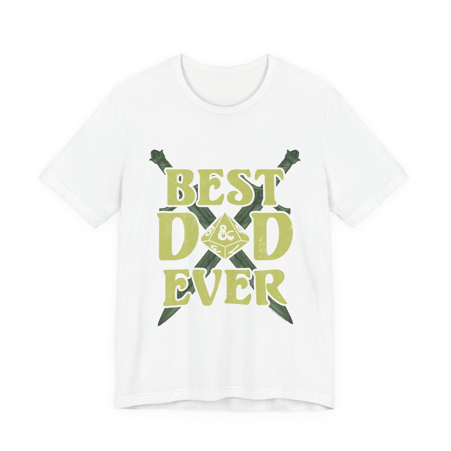 DnD Best Dad Ever Jersey Short Sleeve Tee