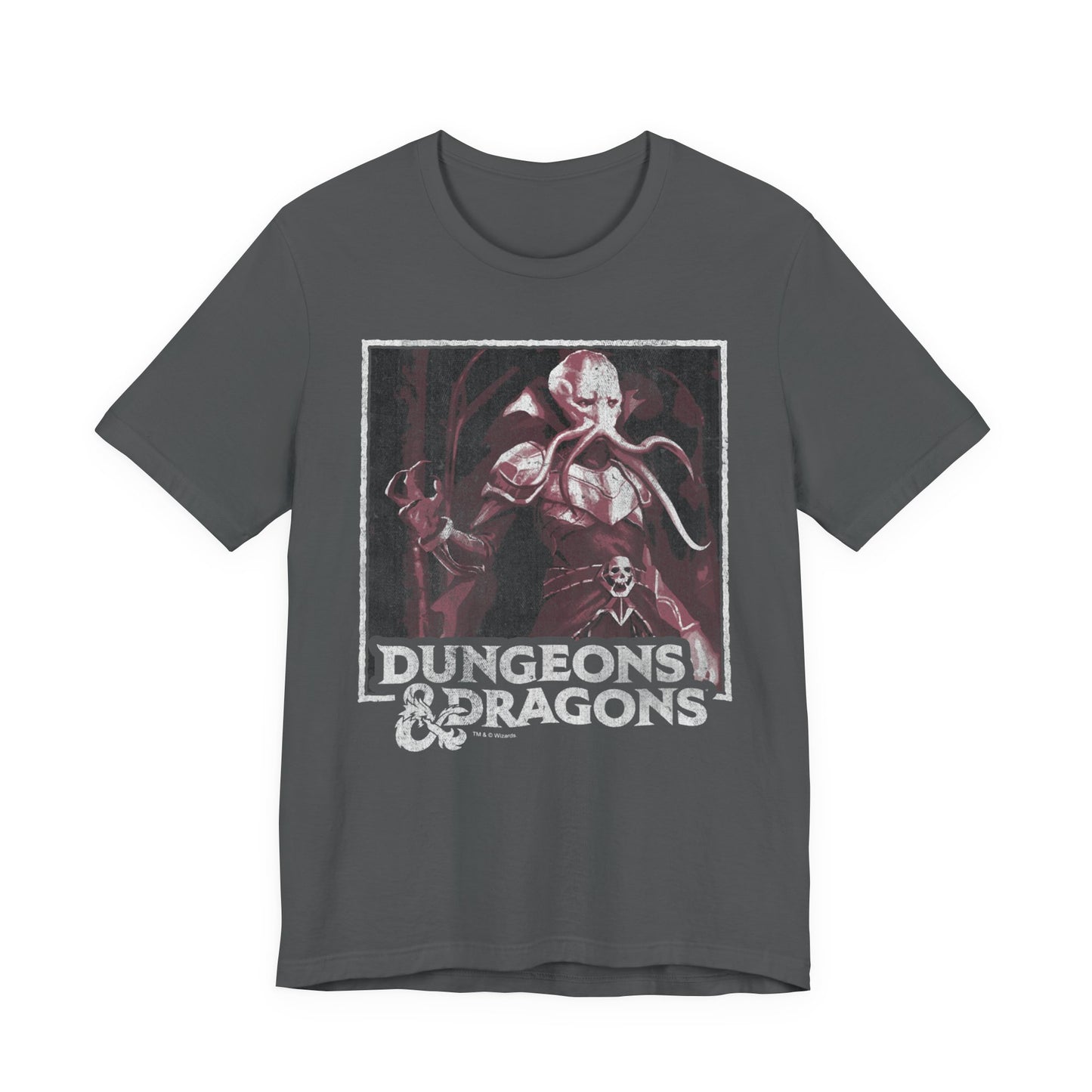 DnD Mind Flayer Jersey Tee | Unisex Shirt | D&D Monster