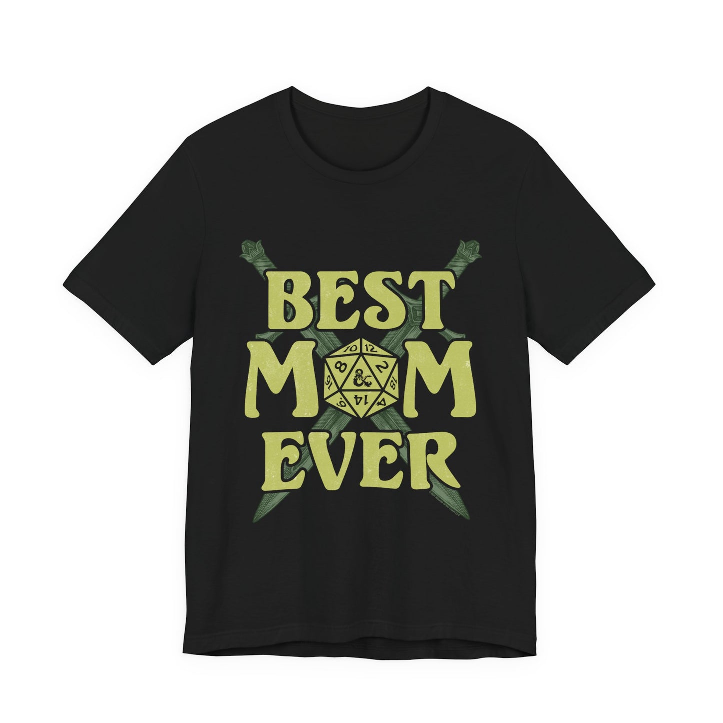 DnD Best Mom Ever Jersey Short Sleeve Tee | Shirt | D&D | Monster