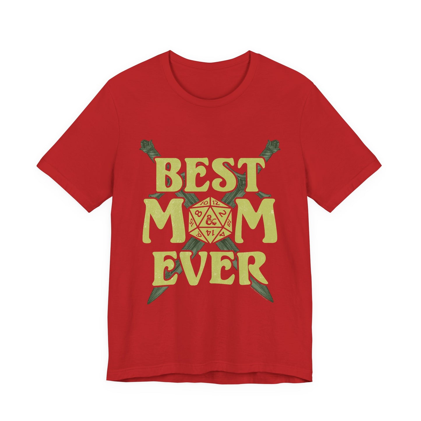DnD Best Mom Ever Jersey Short Sleeve Tee | Shirt | D&D | Monster