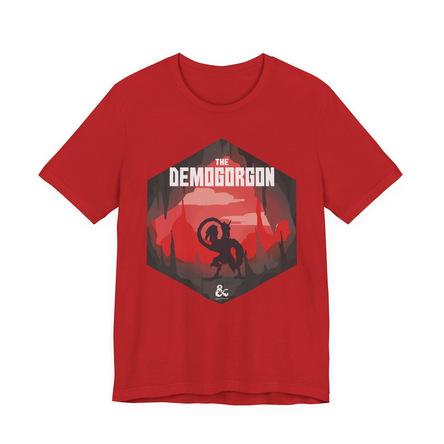 DnD Demogorgon Jersey Short Sleeve Tee | Shirt | D&D | Monster |