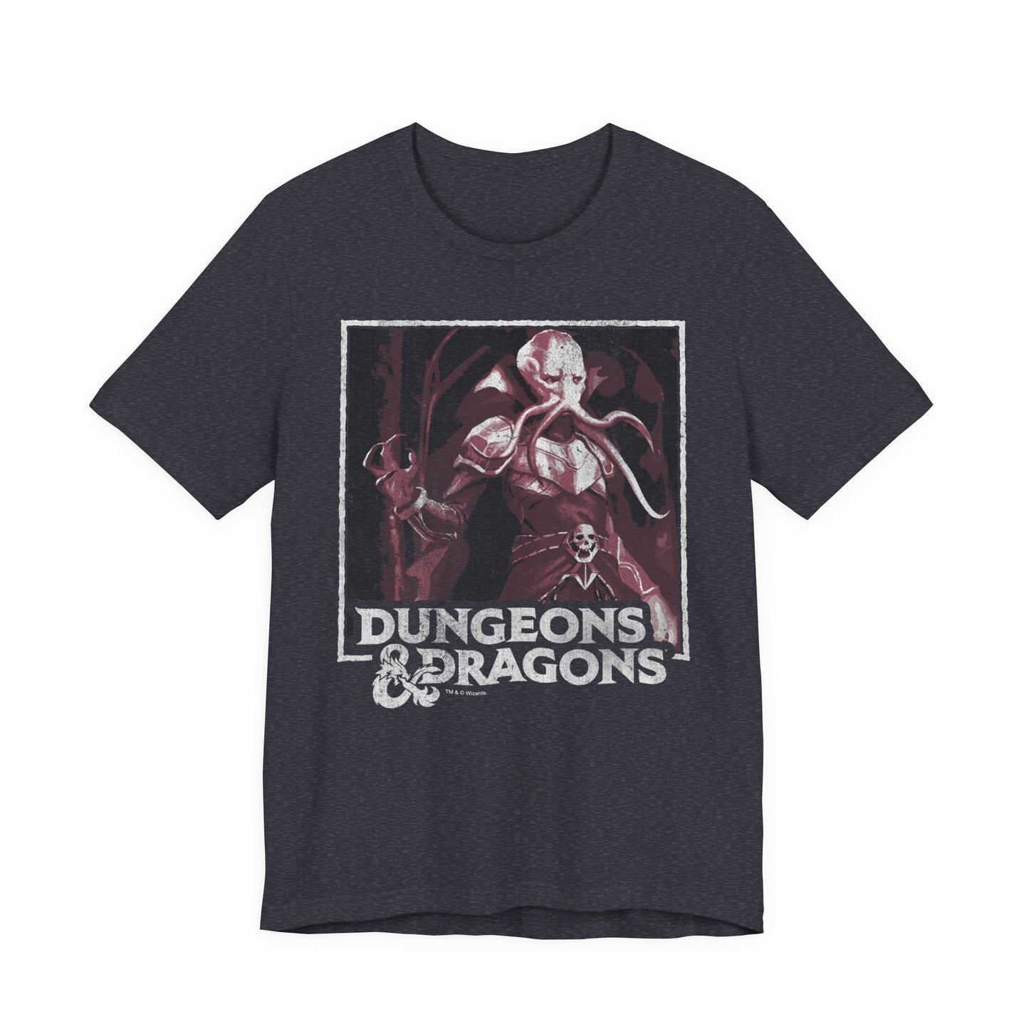 DnD Mind Flayer Jersey Tee | Unisex Shirt | D&D Monster