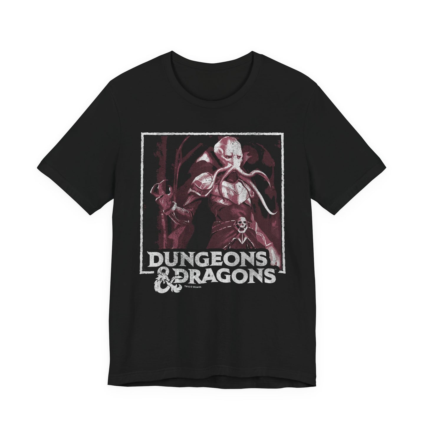 DnD Mind Flayer Jersey Tee | Unisex Shirt | D&D Monster