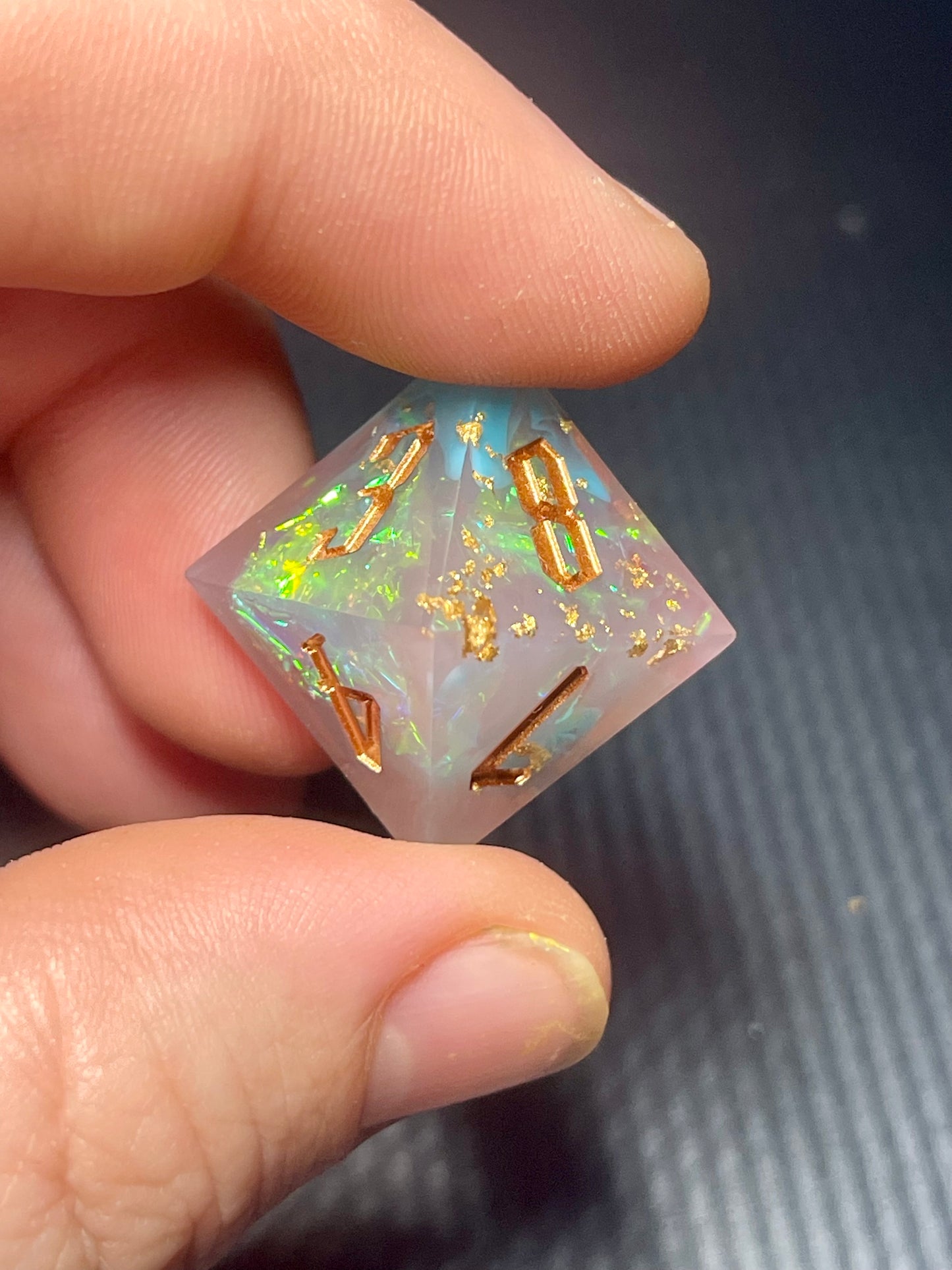 Supernova’s Kiss Handmade Dice Set | D&D Dice | Dnd | 7pc | Dice Set | Resin |