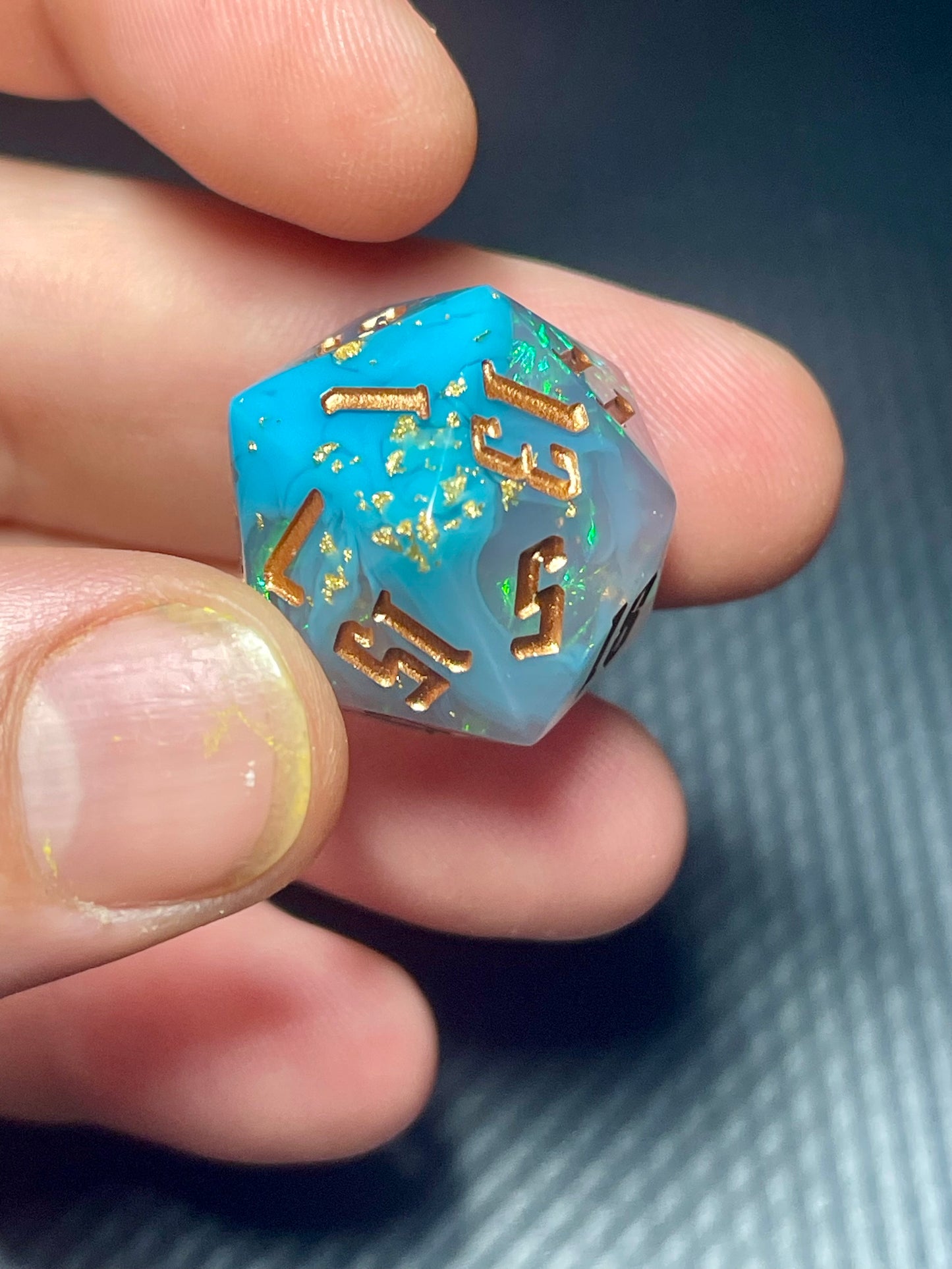Supernova’s Kiss Handmade Dice Set | D&D Dice | Dnd | 7pc | Dice Set | Resin |