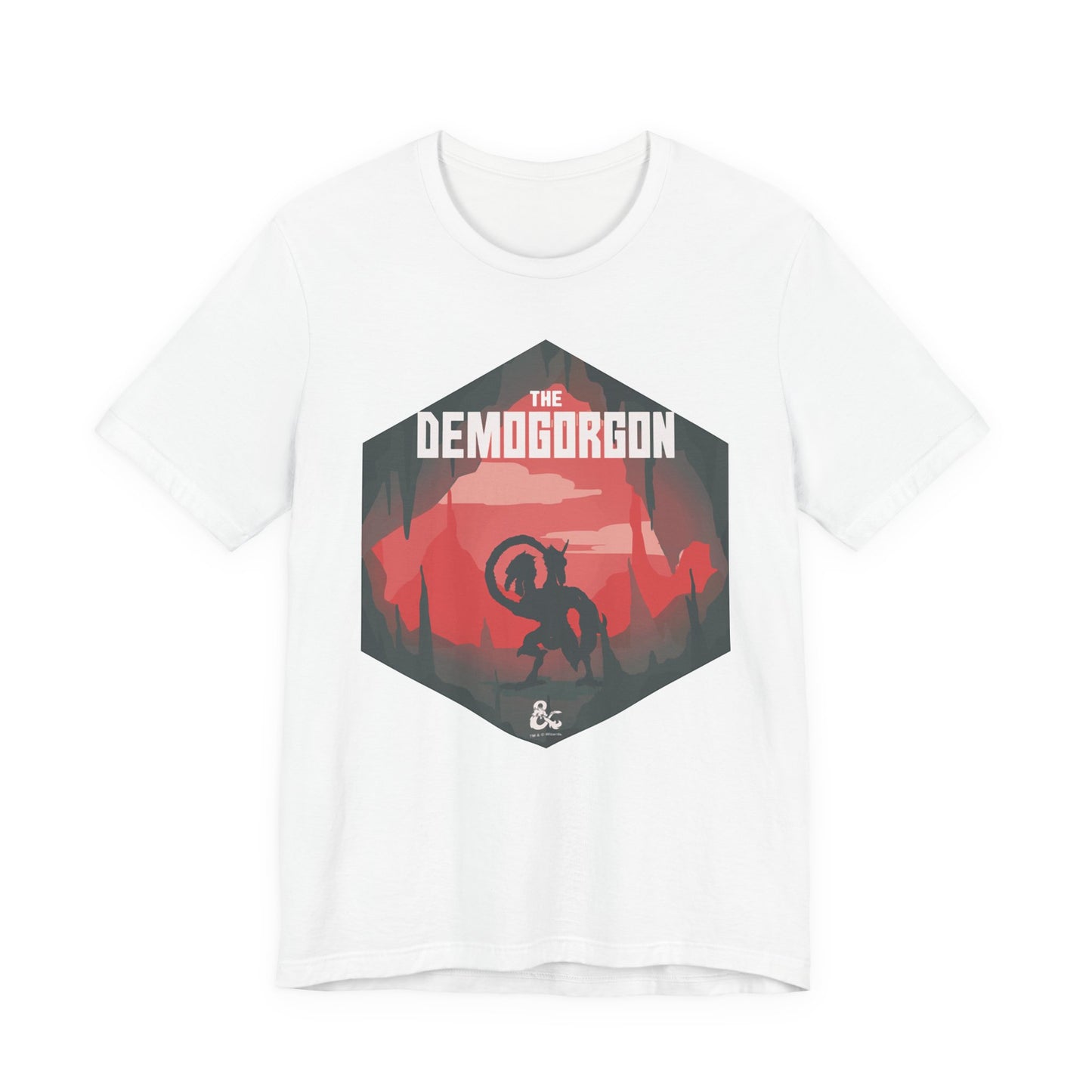 DnD Demogorgon Jersey Short Sleeve Tee | Shirt | D&D | Monster |