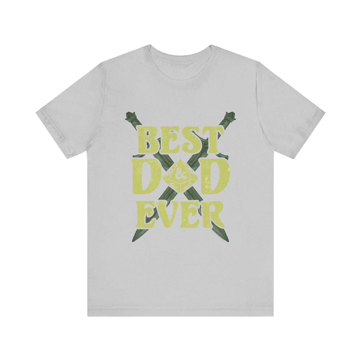 DnD Best Dad Ever Jersey Short Sleeve Tee