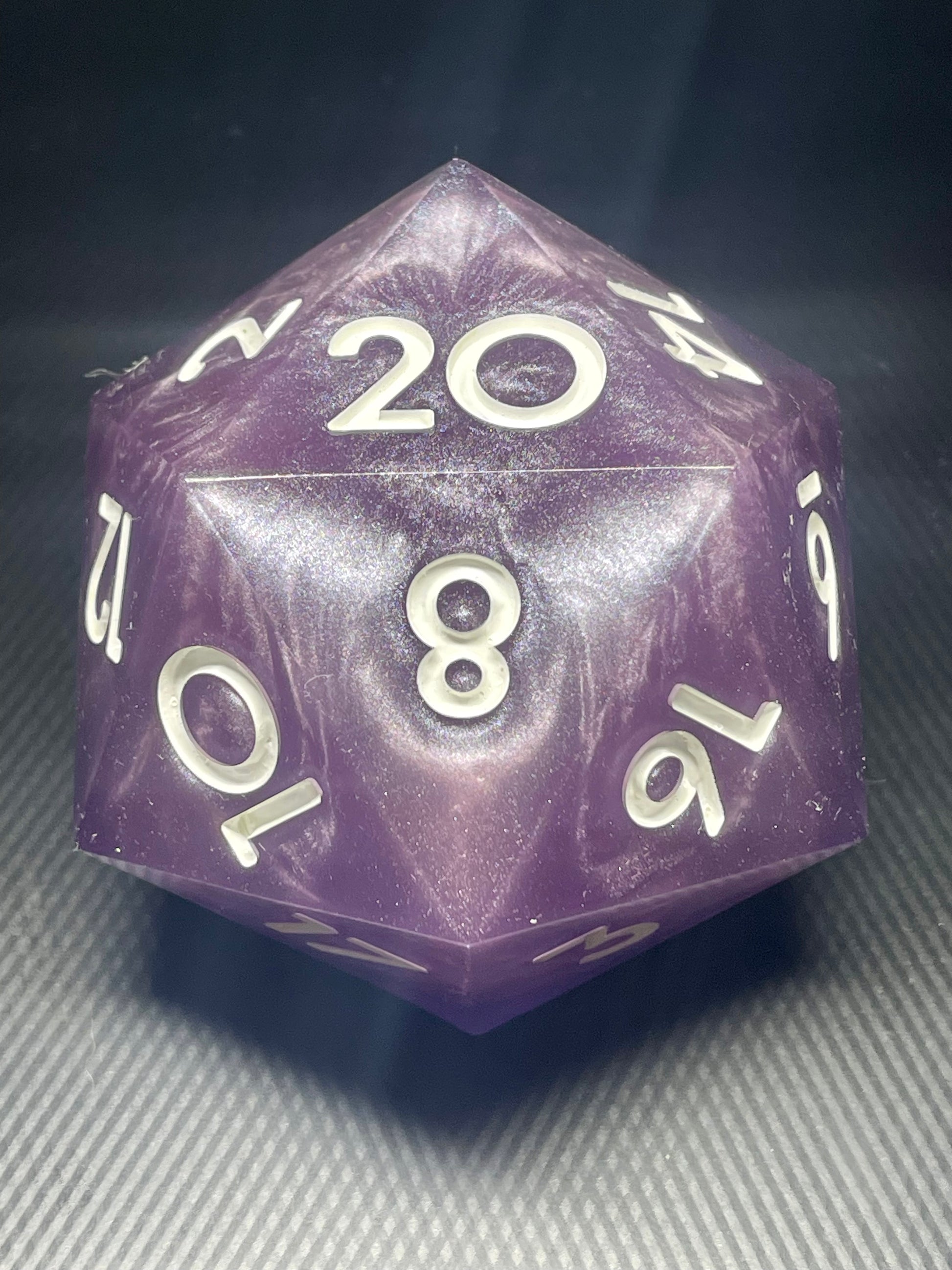 ChronoSpire 100mm D20, oversized d20, Handmade D20 Dice Giant Oversized Jumbo DnD, Dungeons and Dragons, RPG dice