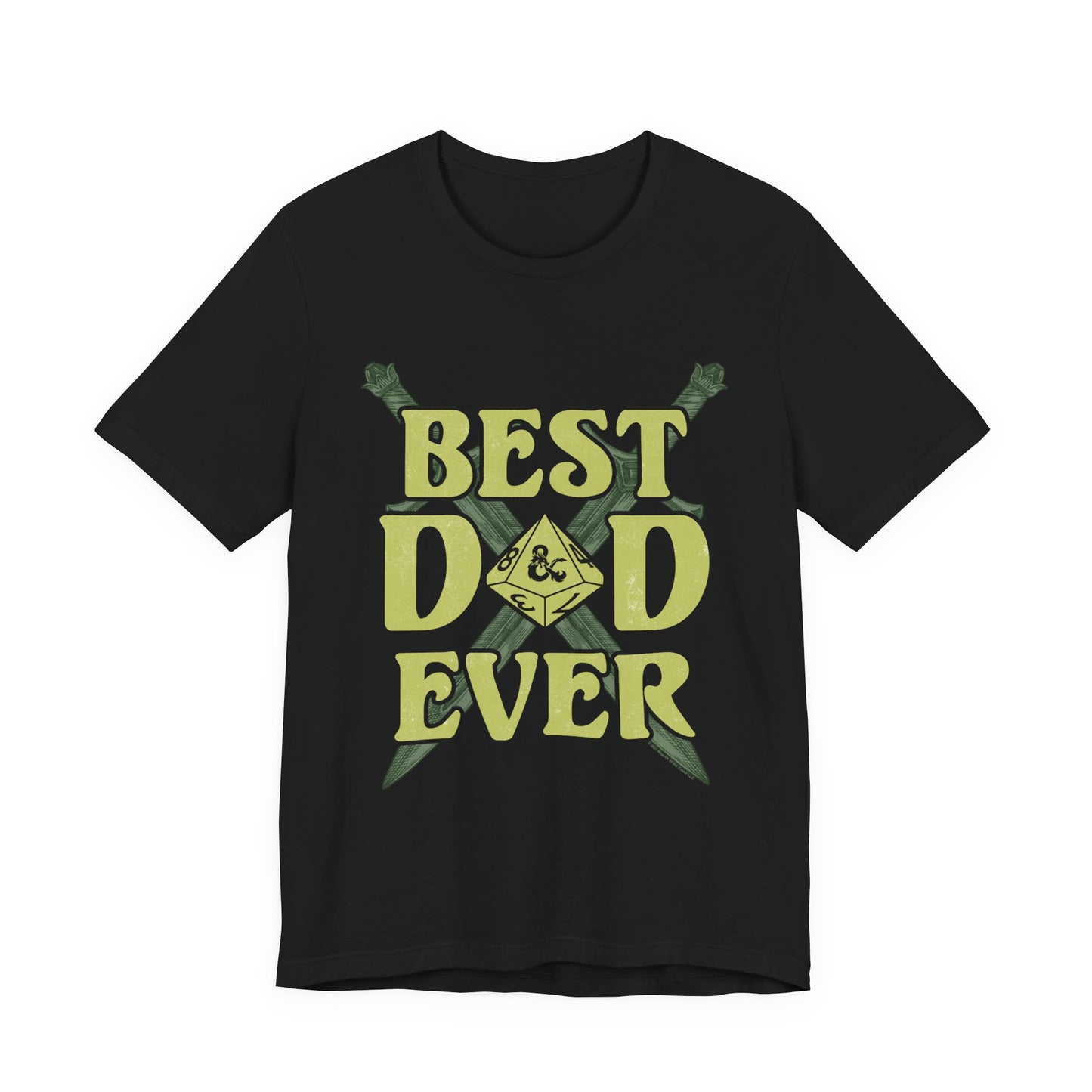 DnD Best Dad Ever Jersey Short Sleeve Tee