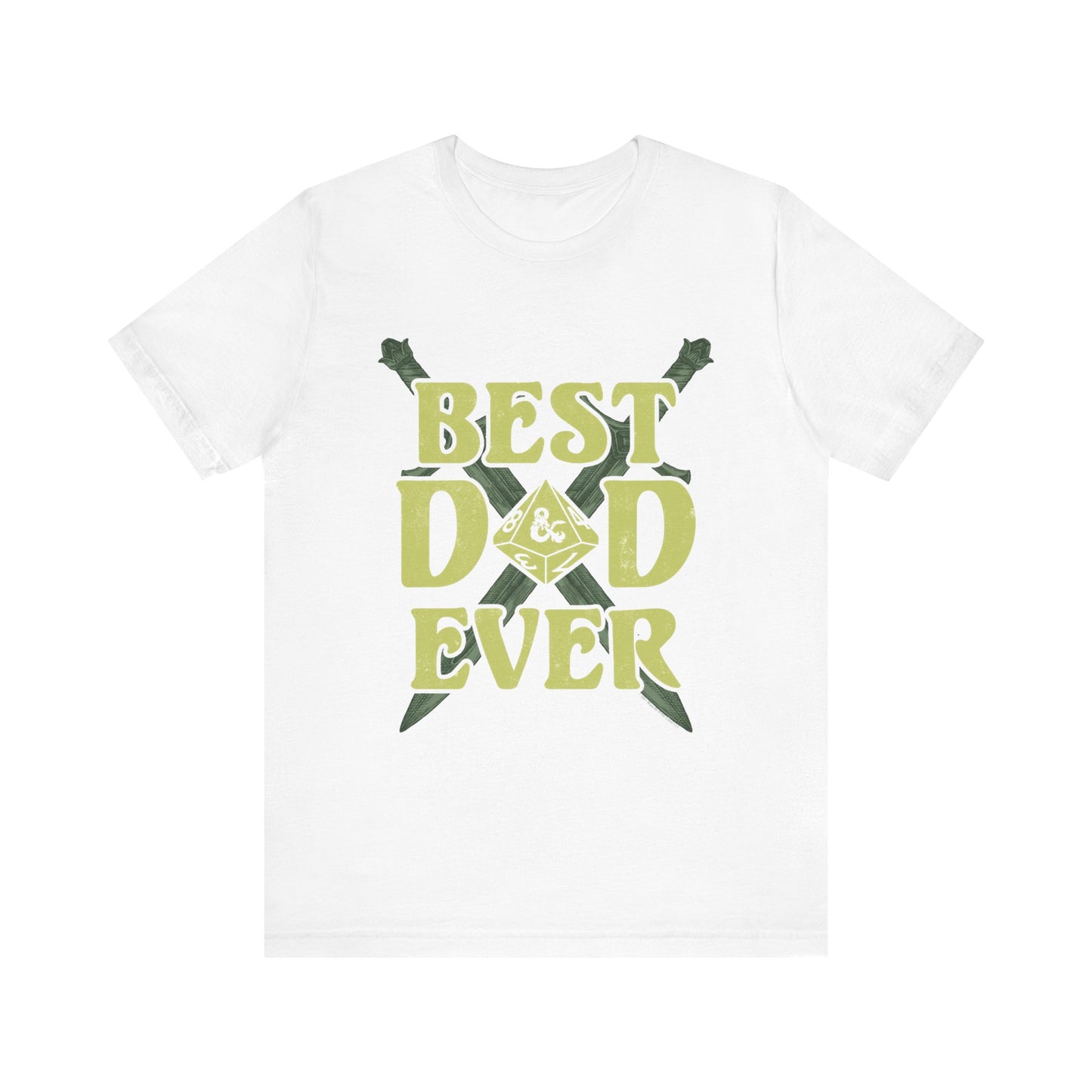 DnD Best Dad Ever Jersey Short Sleeve Tee
