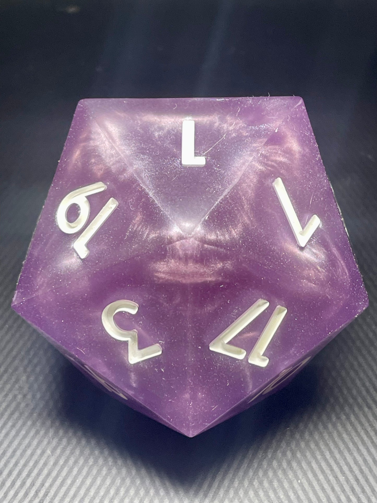 ChronoSpire 100mm D20, oversized d20, Handmade D20 Dice Giant Oversized Jumbo DnD, Dungeons and Dragons, RPG dice