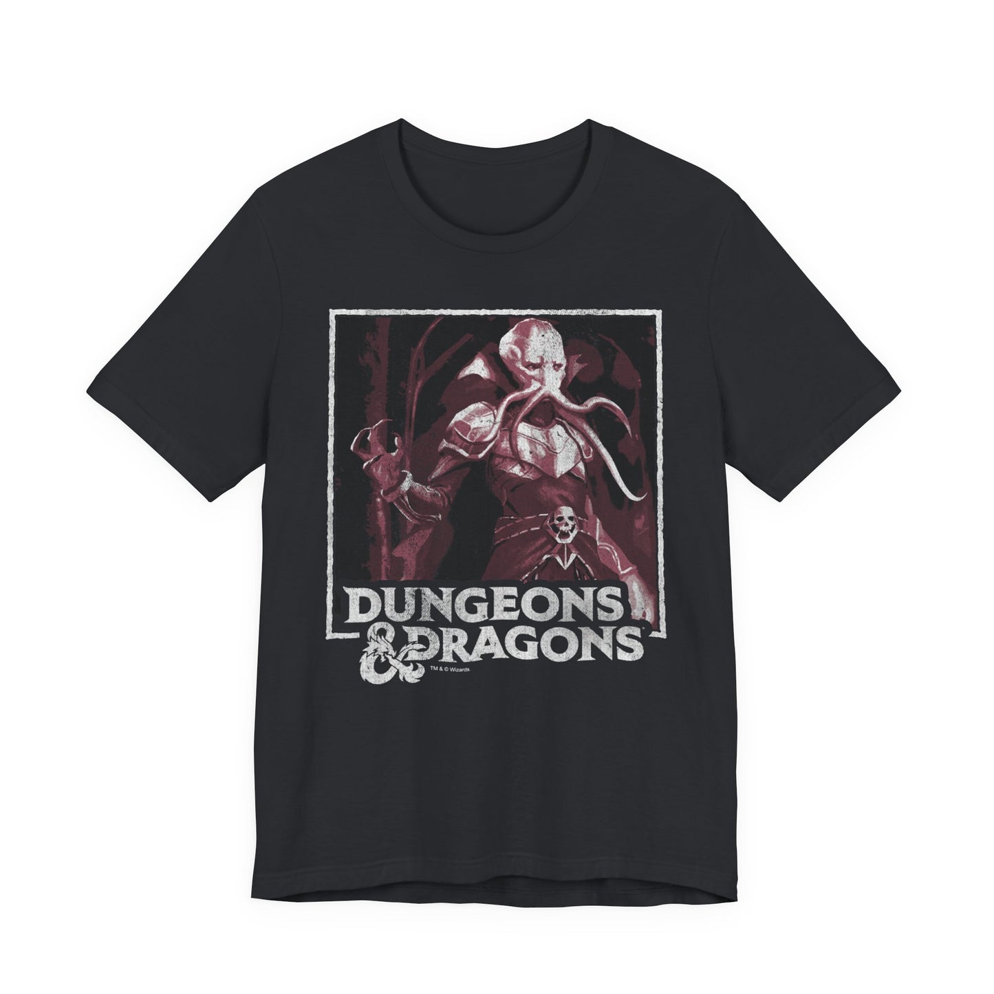 DnD Mind Flayer Jersey Tee | Unisex Shirt | D&D Monster