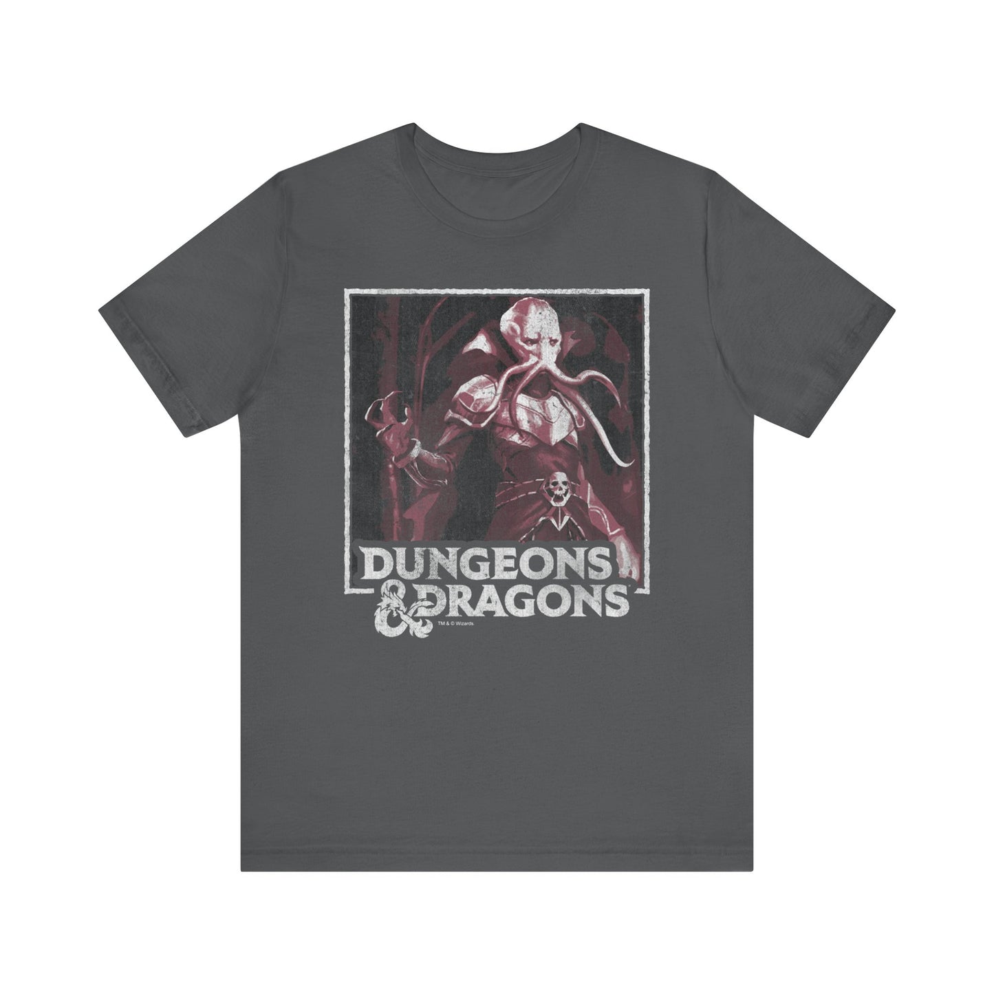 DnD Mind Flayer Jersey Tee | Unisex Shirt | D&D Monster
