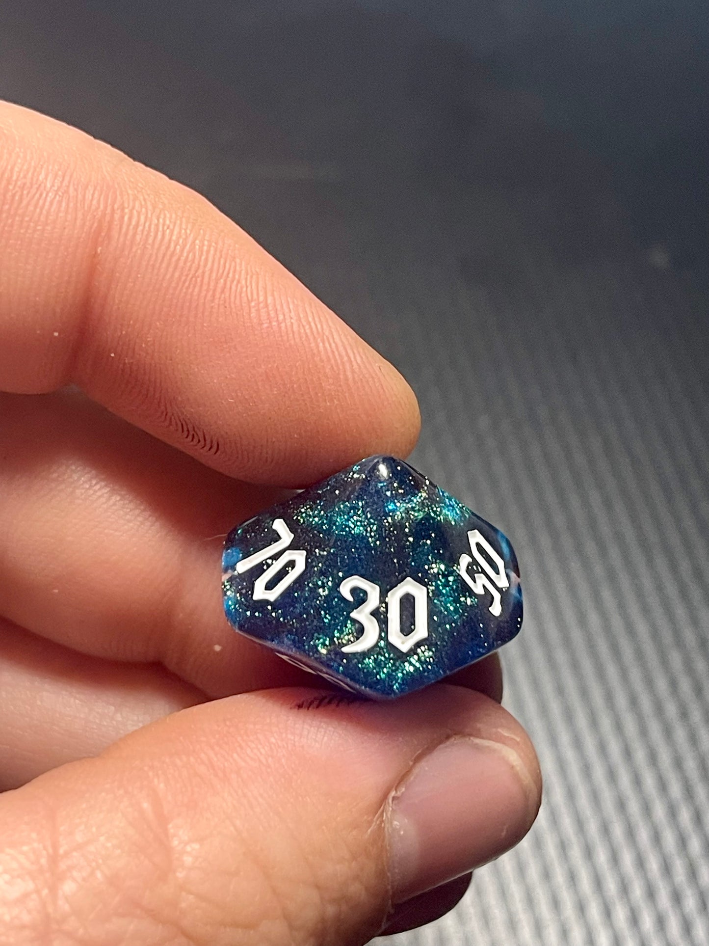 Nebula's Embrace Dice Set| D&D Dice | Dnd | 7pc | Dice Set | Acrylic Dice | Swirl | Glitter |