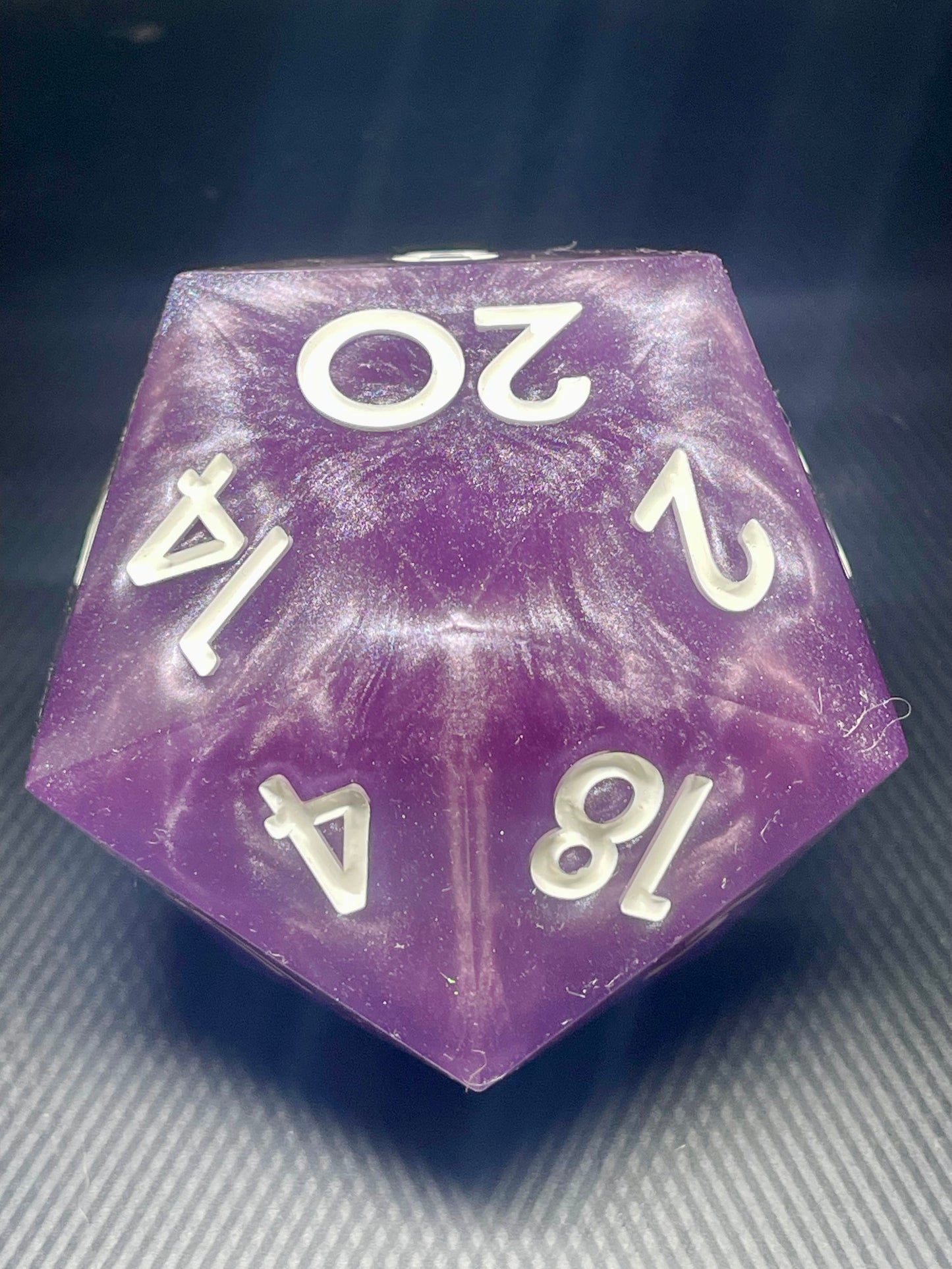 ChronoSpire 100mm D20, oversized d20, Handmade D20 Dice Giant Oversized Jumbo DnD, Dungeons and Dragons, RPG dice