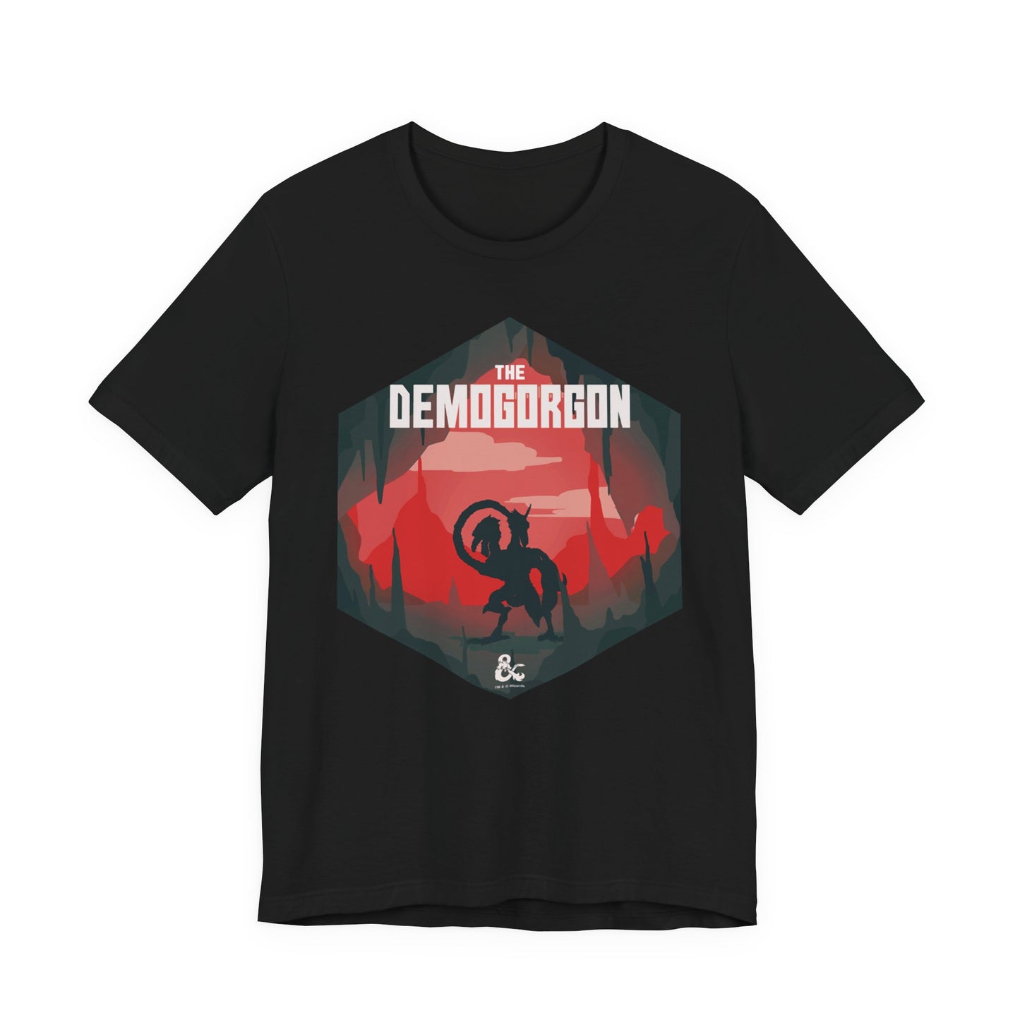 DnD Demogorgon Jersey Short Sleeve Tee | Shirt | D&D | Monster |