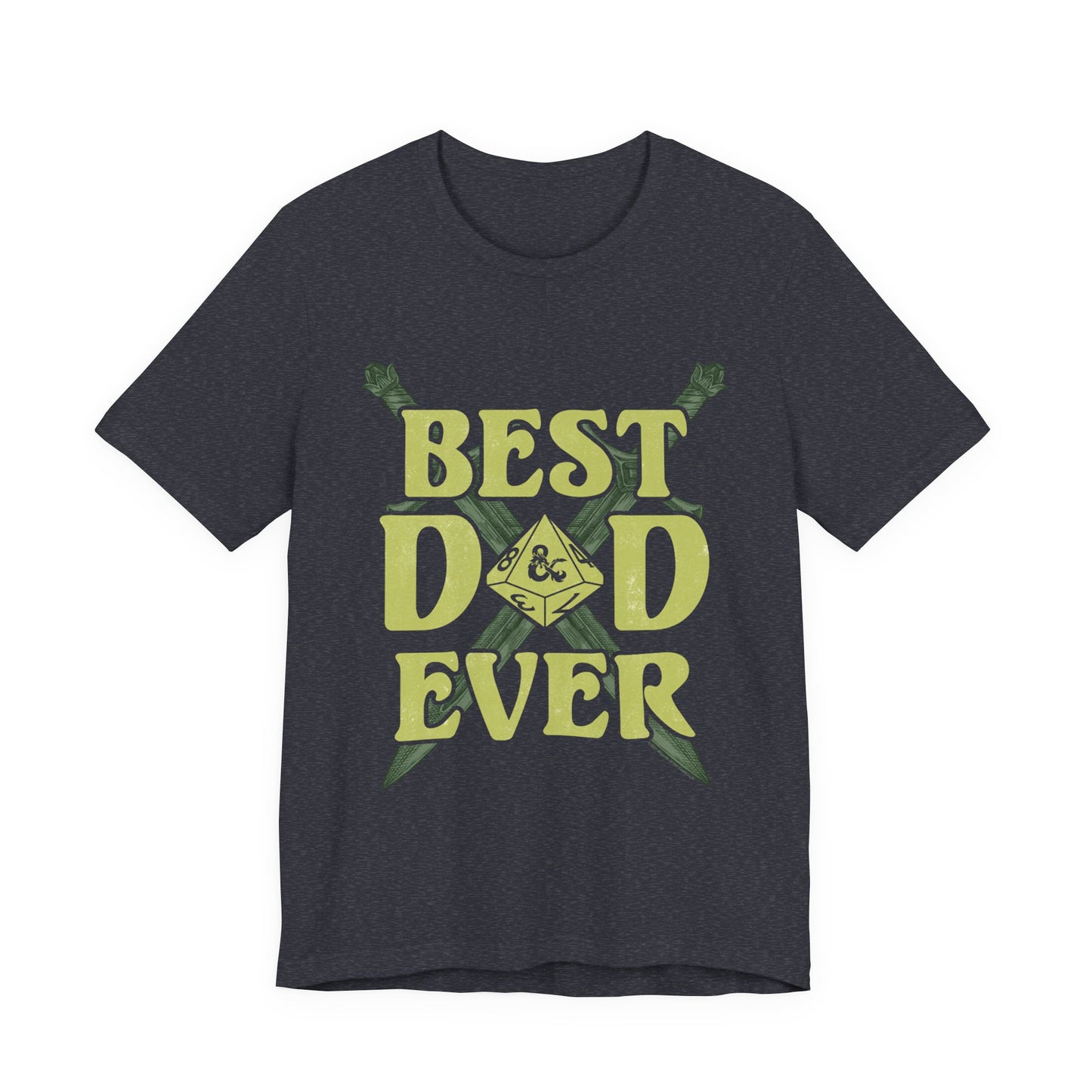 DnD Best Dad Ever Jersey Short Sleeve Tee