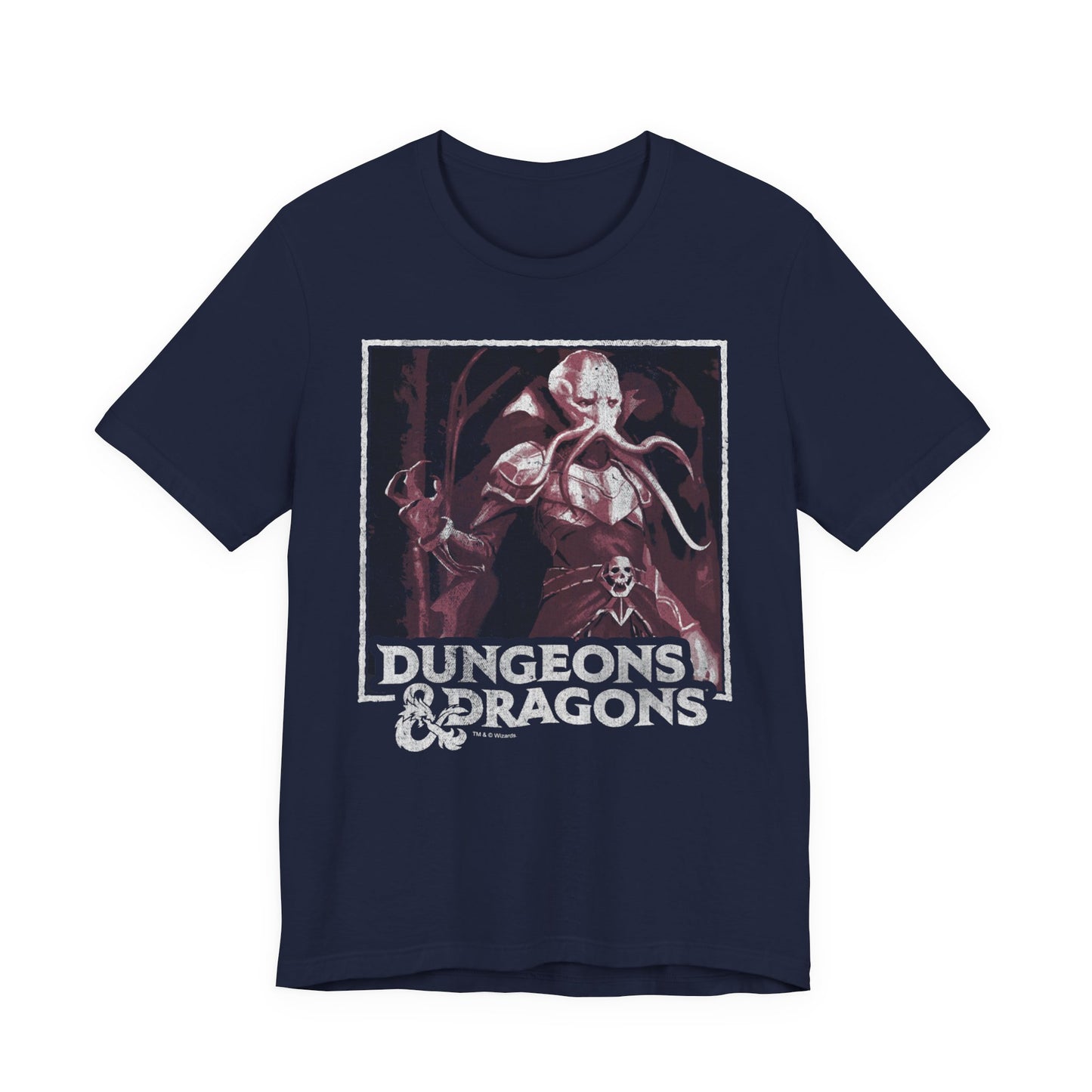 DnD Mind Flayer Jersey Tee | Unisex Shirt | D&D Monster