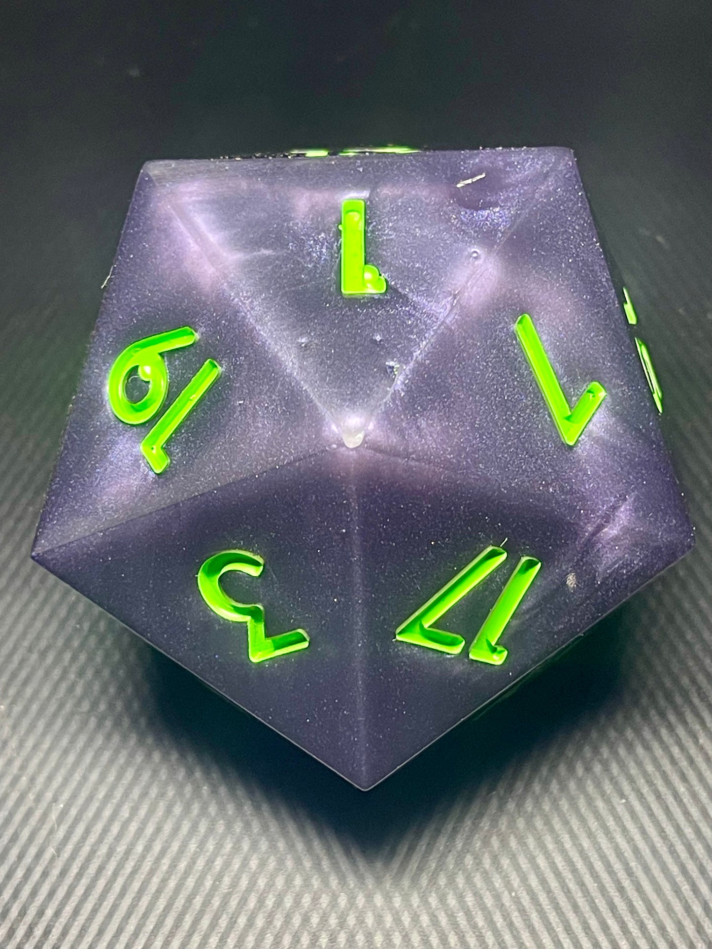 Critical Mass 100mm D20, oversized d20, Handmade D20 Dice Giant Oversized Jumbo DnD, Dungeons and Dragons, RPG dice