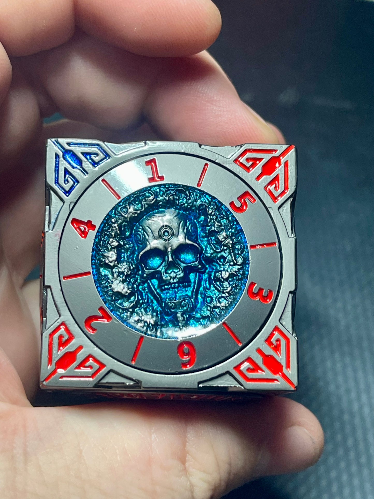 Rotating Cube Fidget Dice | D&D Dice | Dnd | 7pc in one | Dice Set| Fidget |