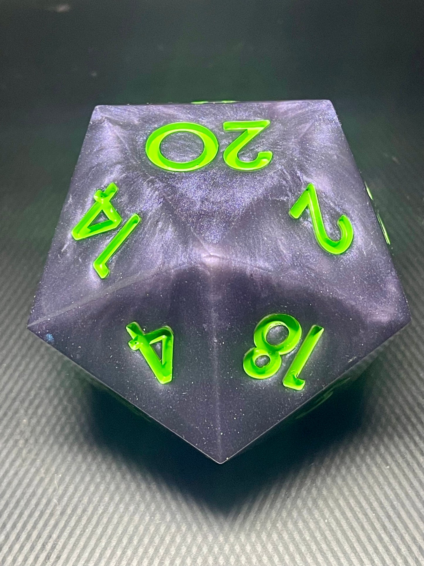 Critical Mass 100mm D20, oversized d20, Handmade D20 Dice Giant Oversized Jumbo DnD, Dungeons and Dragons, RPG dice