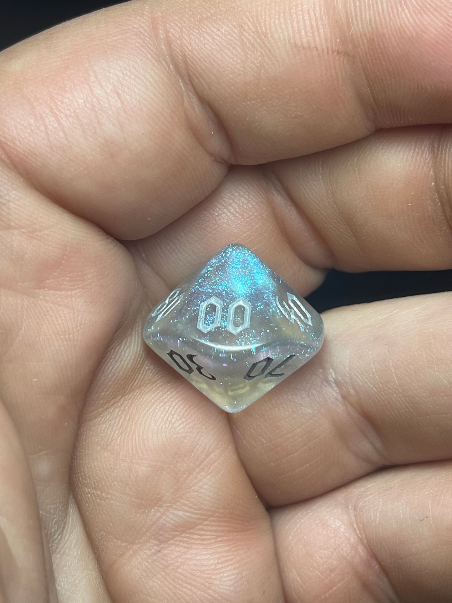 Aetherveil Dice Set | D&D Dice | Dnd | 7pc | Dice Set | Acrylic Dice | Glitter|